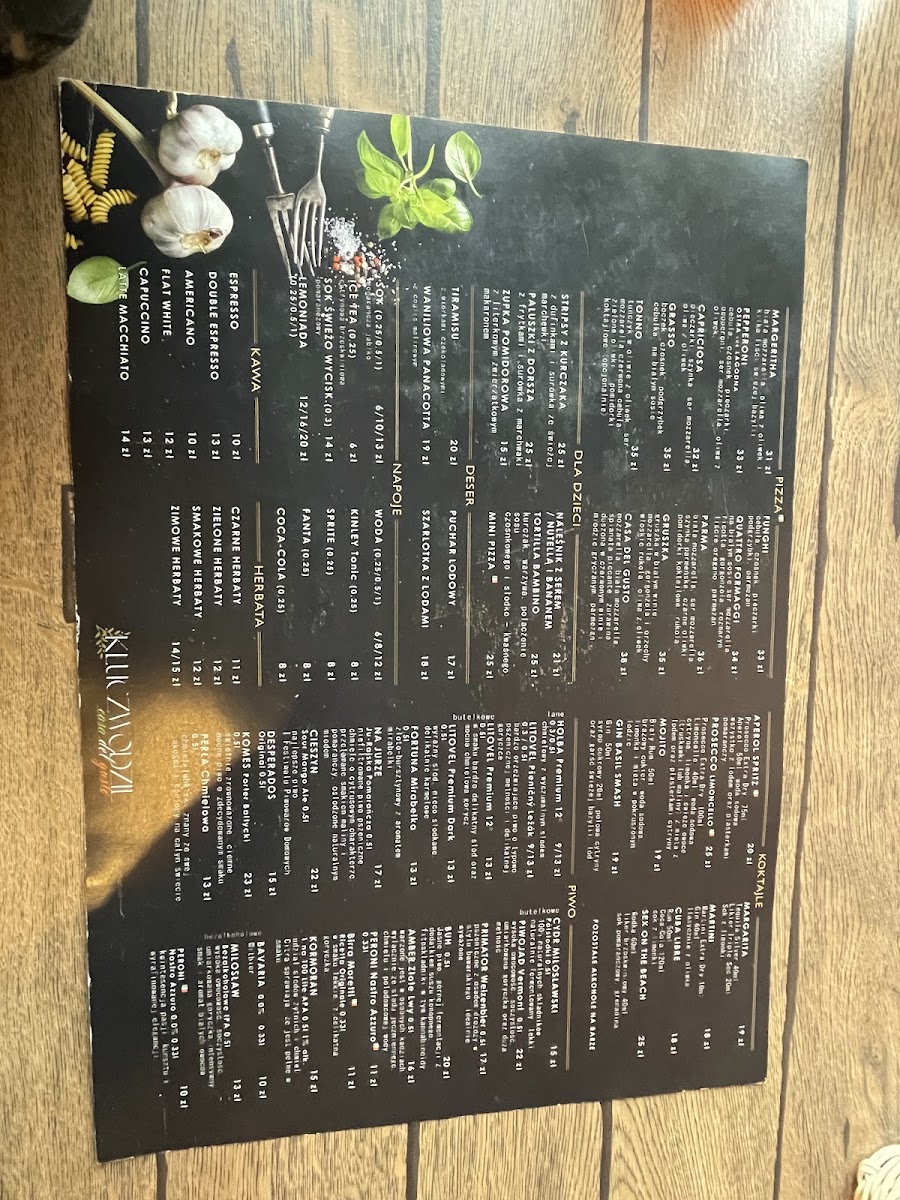 Menu Restauracja Kluczwodzie-5